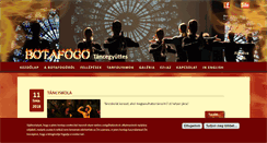 Desktop Screenshot of botafogo.hu